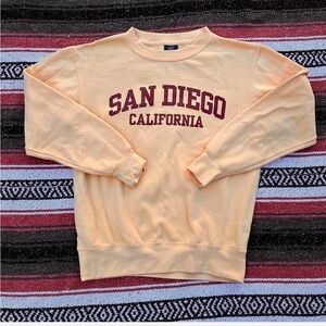 San Diego Sweatshirt Crewneck Small